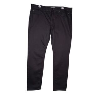 Rude Hot Topic Pants Mens 38x29 Black Slim Stretch Denim Five Pocket Casual